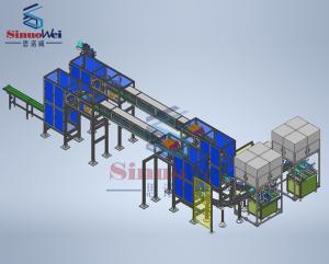 Batería de línea transportadora de carcasa de aluminio