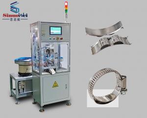 Máquina de ensamblaje automático de piezas de compensación de abrazaderas de manguera